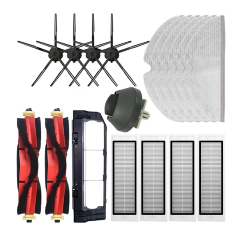 Accessori Di Ricambio Per Xiaomi Per Roborock S5 Max S50 S55 S6 S6 Parti Per Aspirapolvere Puro Pezzi Di Ricambio Per Spazzole Principali Lavabili