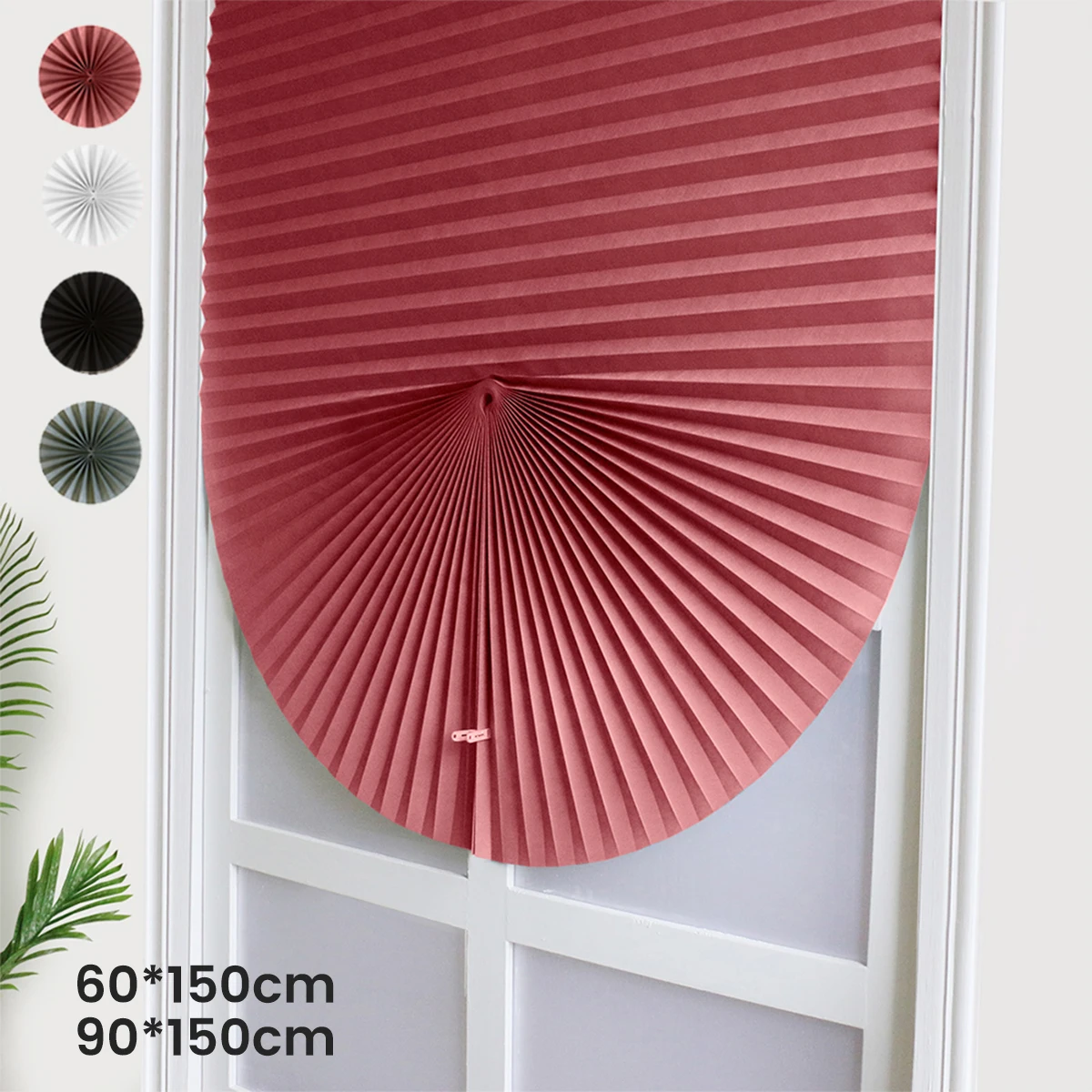 

Window Shades Cordless Window Blinds Pleated Fabric Shades for Privacy Light Filtering Blackout Blinds for Bedrooms Living Room