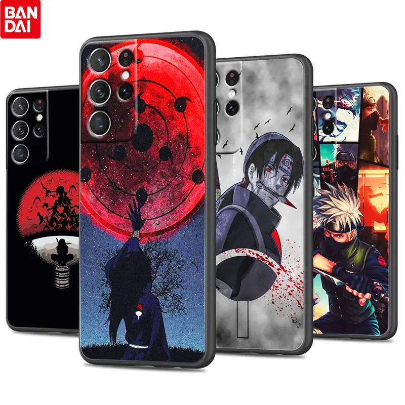 

Naruto Anime Japanese For Samsung Galaxy S22 S21 S20 Ultra Plus Pro S10 S9 S8 4G 5G Silicone Soft Black Phone Case Funda Coque