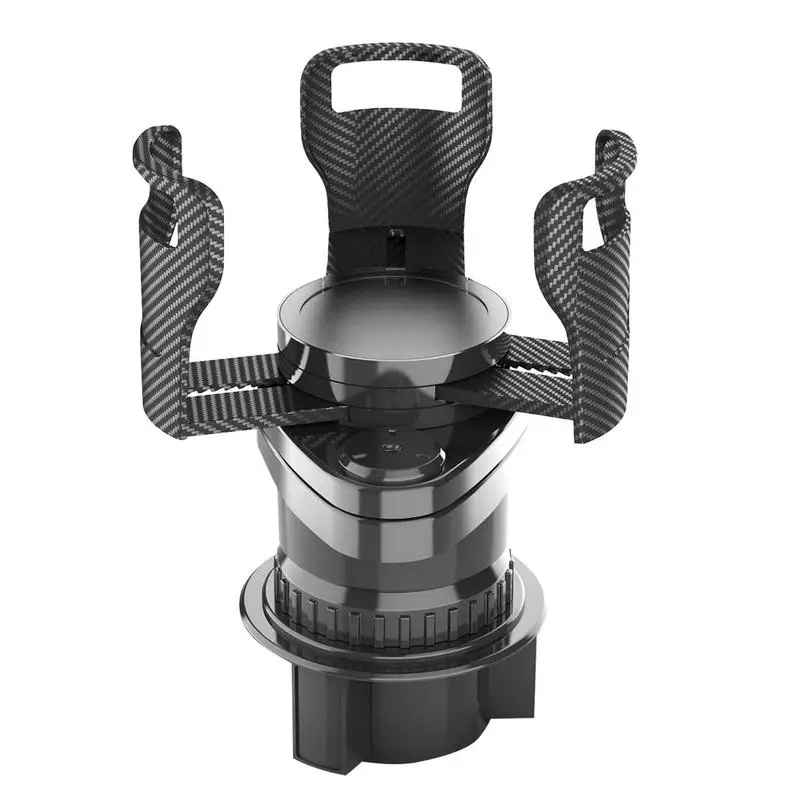 

Car Cup Holder Expander 360 -degree Rotation High Elasticity Material Cup Holder Light In Weight Simple To Install Cup Expander