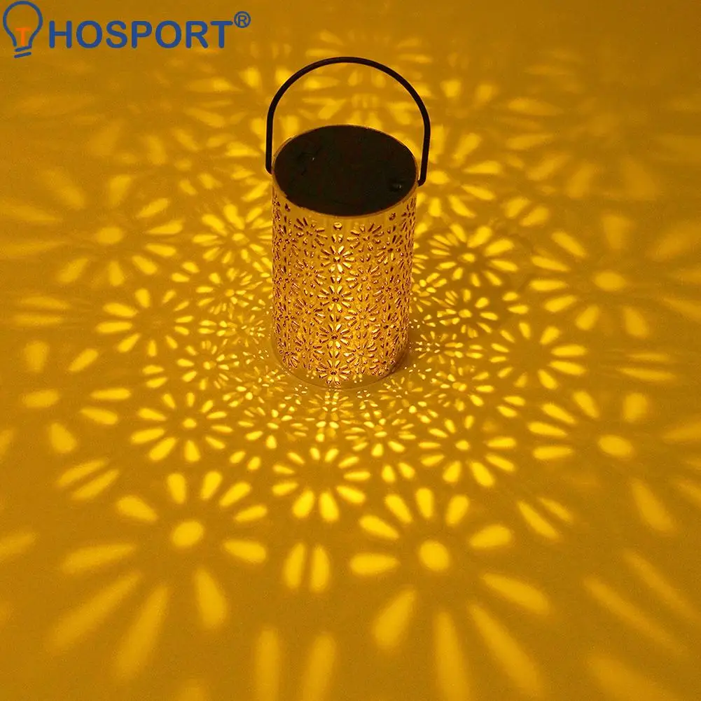 

Portable LED Projection Light Lantern Snowflake/Leaf Shaped Hanging Lamp Night Light Outdoor Garden Yard Art Decorative Lighting