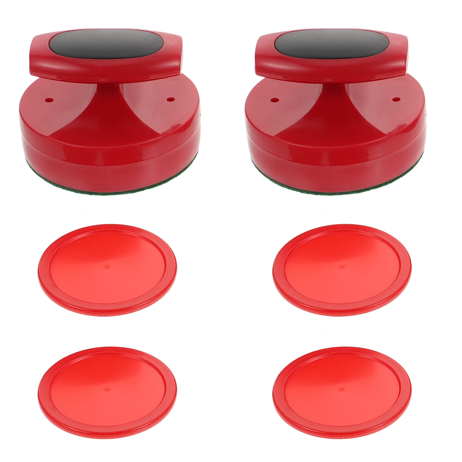 

1 Set of Ice Hockey Paddles Air Hockey Pusher Replacement Air Hockey Pucks