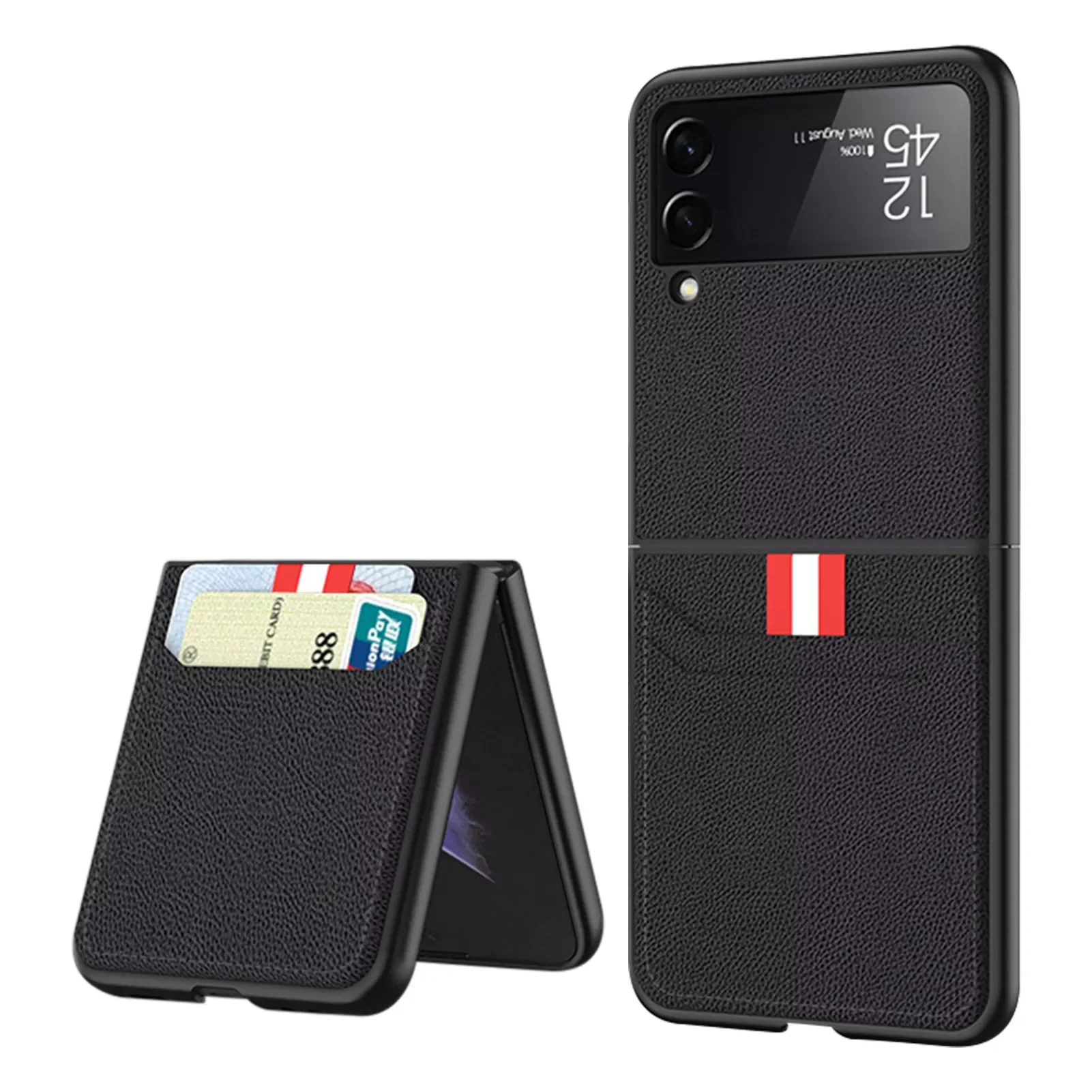 Wallet Case  Galaxy 5G PU Leather Case With Card Holders And Ultra-Thin Shell Protective Phone Cover