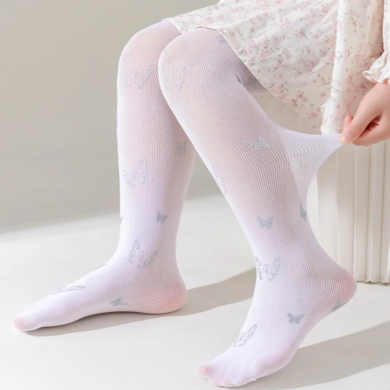 Детские Летние Колготки Для Девочек Дышащая Сетка Повседневная Одежда Мягкие