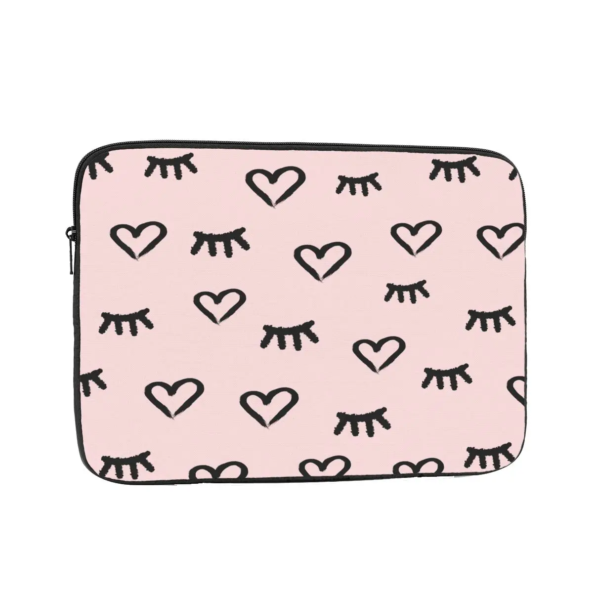 Laptop Notebook Bag Case Heart Eyelash Pink Tablet Liner Sle