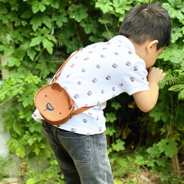 Рюкзак с медведем зима 2020 для маленьких девочек и мальчиков модная