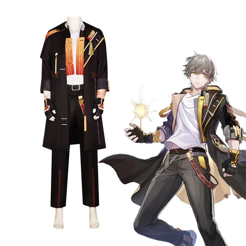 Аниме Honkai Star Rail Male The Trailblazer Caelus Косплей Костюм Heroine Ролевая игра Полный комплект