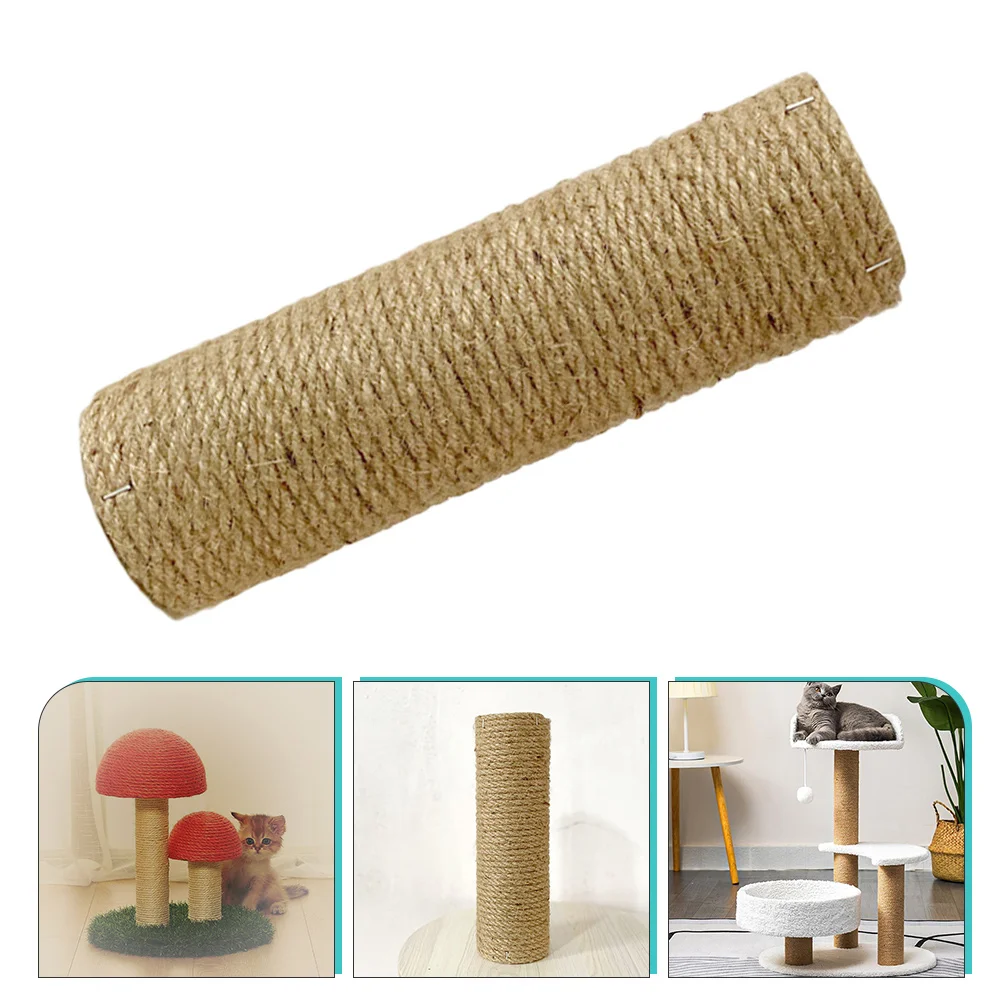 

Cat Resting Platform Cat Hammock with Two Steps Cat Scratcher Posts Kitten Catnip Sisal Pad Cat Scratching Rod