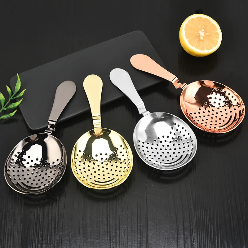 Ситечко в форме ракушки винтажное ситечко для коктейлей ложка из нержавеющей