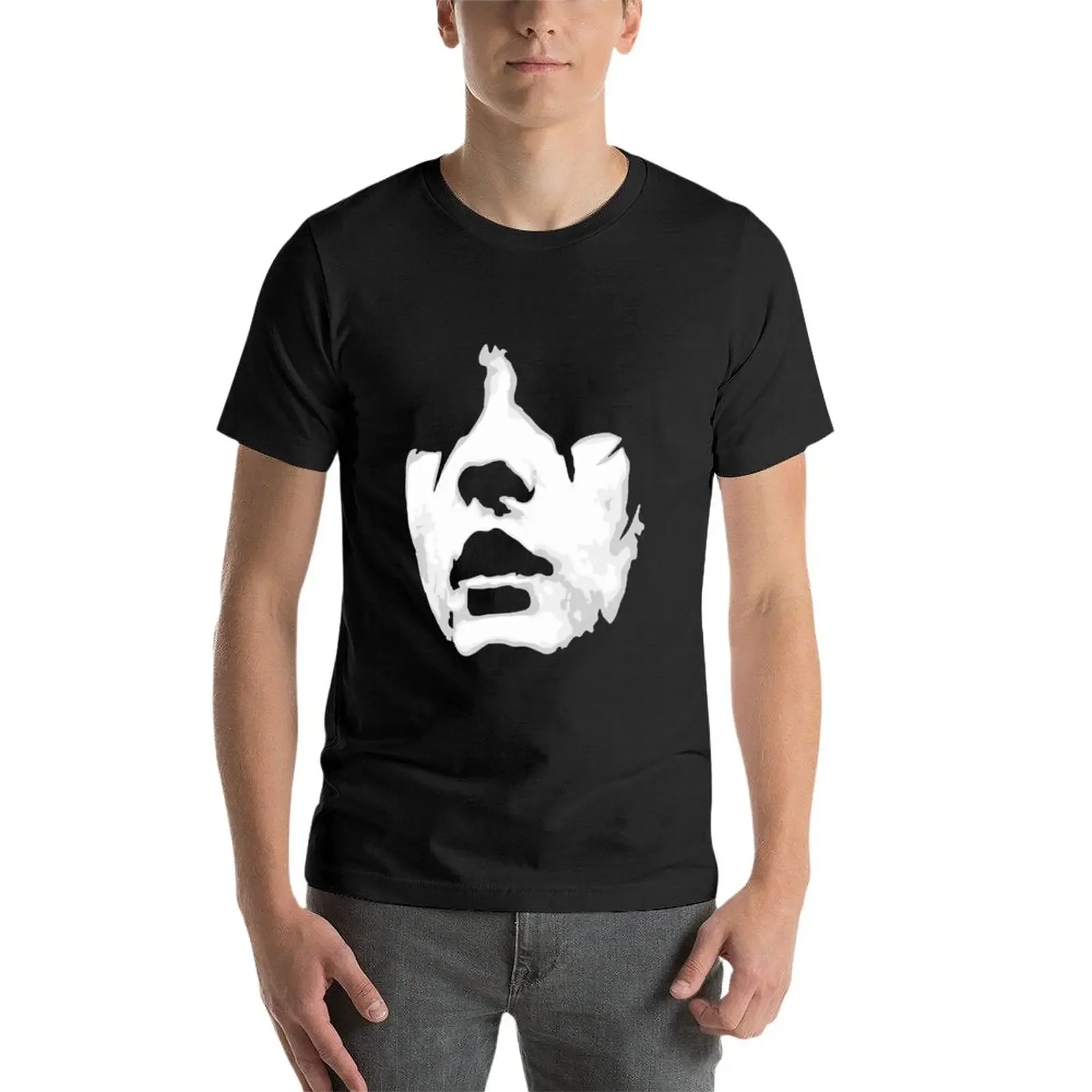 Мужская футболка SAEZ хлопок с животным принтом