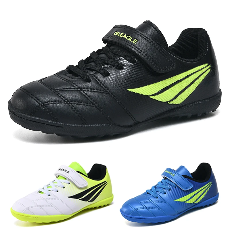 28-37# Stylish And Comfortable Breathable  Boys Girls Training Game Sneakers Indoor Outdoor Lawn Youth Student Soccer Shoes