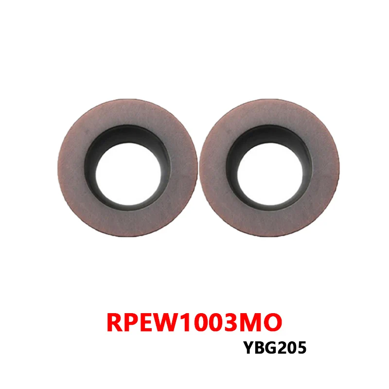 Оригинальные твердосплавные вставки RPEW1003MO YBG205 RPEW1003 MO фрезерные из нержавеющей