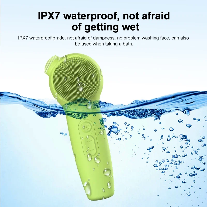 Houselin Электрическая очищающая щетка для массажа лица используется очищения и