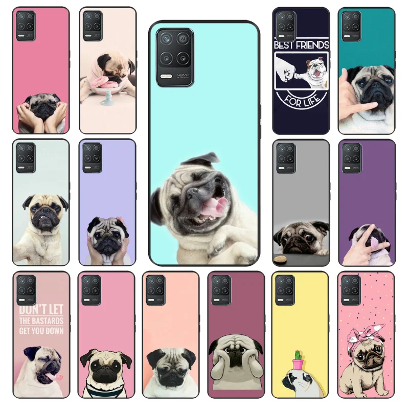 

Cute funny bulldog Dog Phone Case for OPPO Realme 8 7 6 6Pro 7Pro 8Pro 6i 5i C3 C21 C21Y C11 C15 C20 C25 X3 SuperZoom