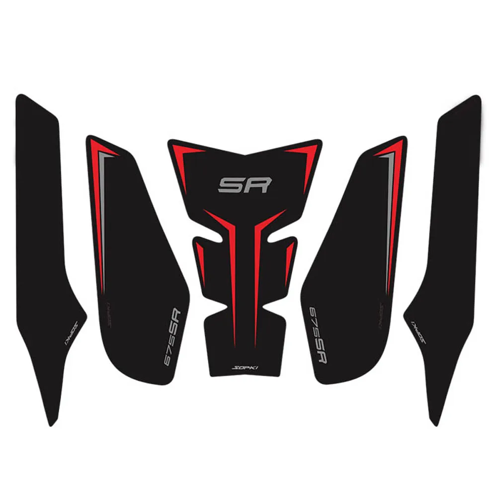 

Подходит для CFMOTO 675SR-R 675 SR 2024-2025, матовые аксессуары для мотоциклов, наклейка, комплект наклеек, защита топливного бака, противоскользящая