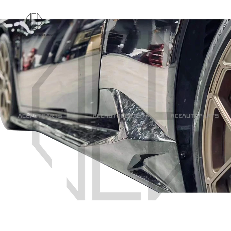 Для Huracan lp580 комплект кузова из углеродного волокна для Lamborghini lp610 боковые юбки