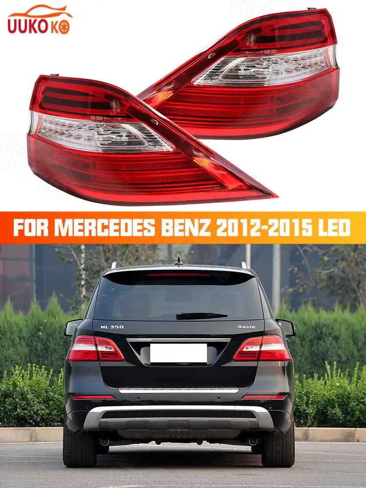 Фото Новые сменные задние фонари для Mercedes Benz ML350 ML550 W166 2012-2015, светодиодные задние внешние боковые автозапчасти, аксессуары №1