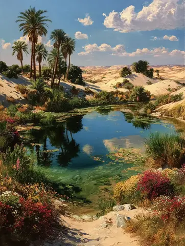 PhotoCustom Картина по номерам Лен Пейзаж Озеро