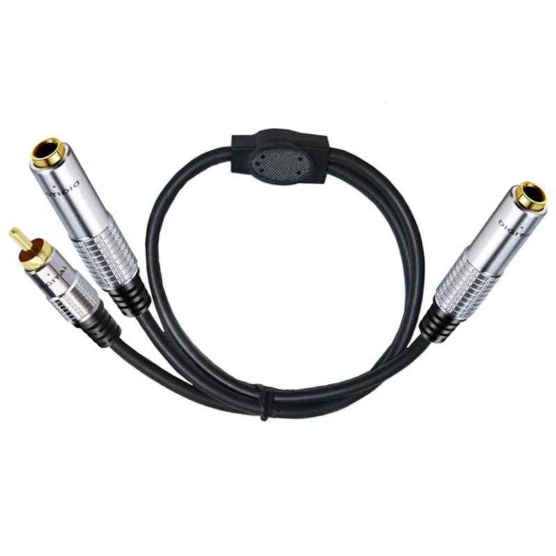 Кабель-удлинитель 1/4 дюйма (мама)-RCA (папа) + 1/4 (мама)