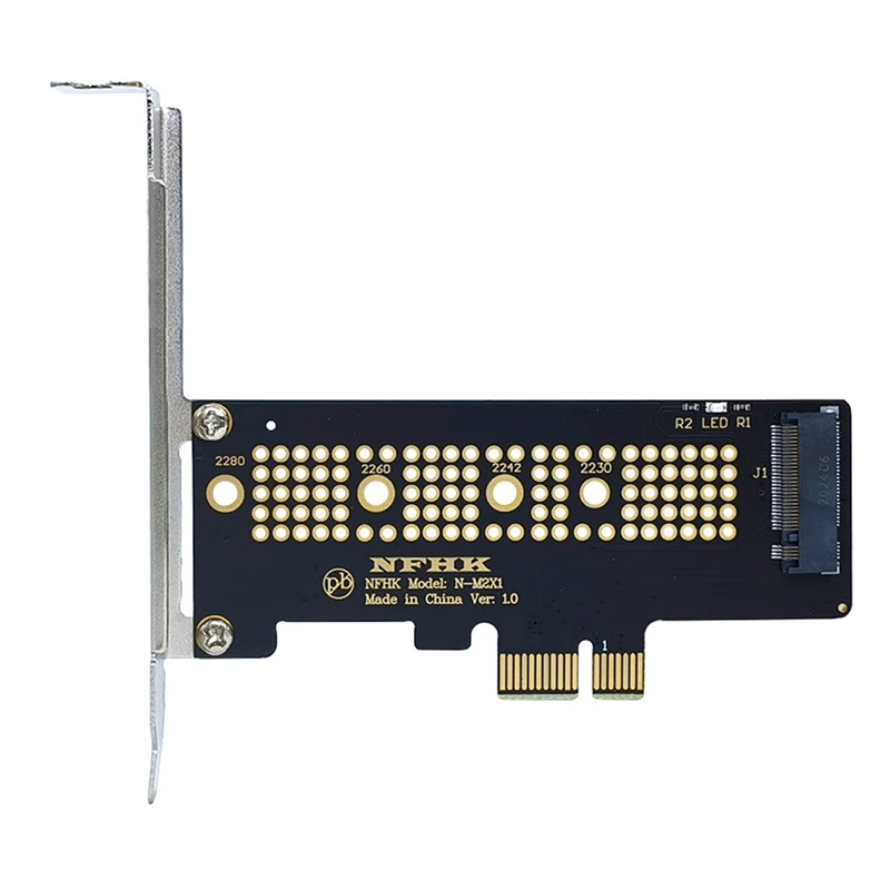 

Nvme Pcie M.2 NGFF SSD на Pcie X1 адаптер карты Pcie X1 на M.2 Поддержка карт 2230 2242 2260 2280 Размер Nvme M.2 SSD