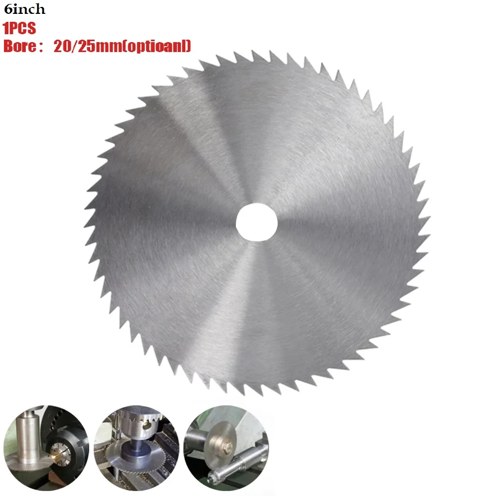 150mm 80Teeth Manganese Steel Circular Saw Blade Power Tool Accessories Wood Cutting Disc Multipurpose Saw Blades 20/25mm