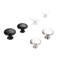 european mushroom knobs white black single hole pulls wardrobe round stainless steel kitchen door handles drawer knobs
