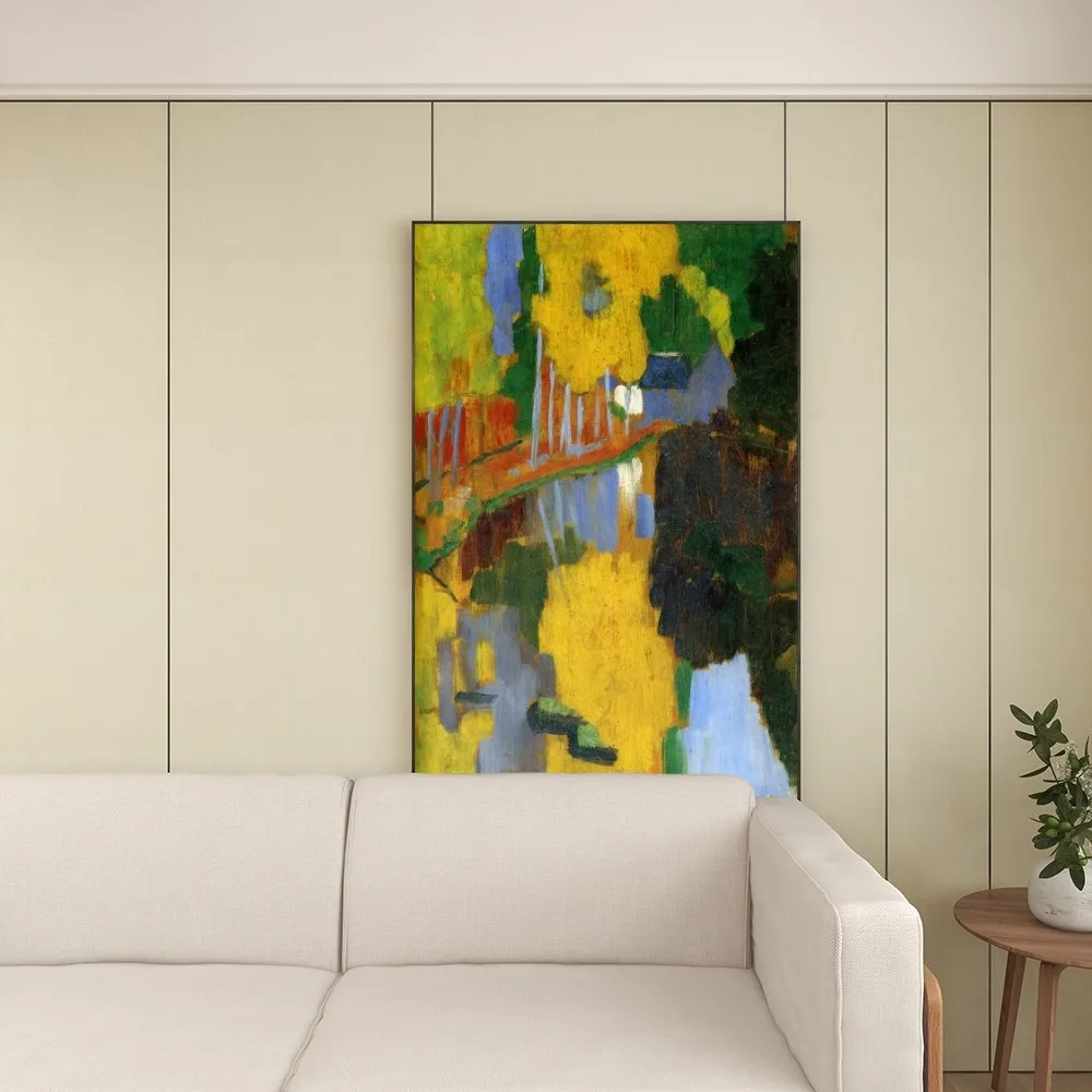 

THE TALISMAN BY PAUL SERUSIER Oil Painting 100% Handmade Oil Painting Art Living Room Home Decor Wall Art