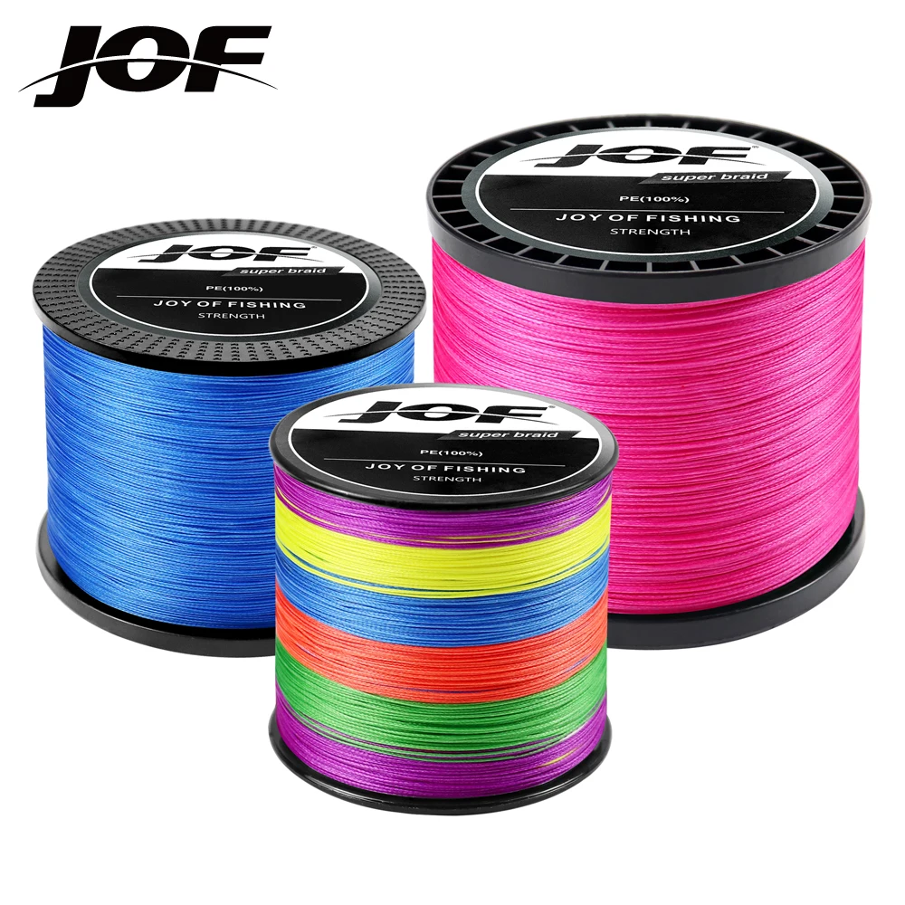 

JOF 8 Braided Strands Pesca Fishing Line 22-88LB 300M 500M 1000M Multifilament Wire Carp PE Weave Extreme Japan Saltwater