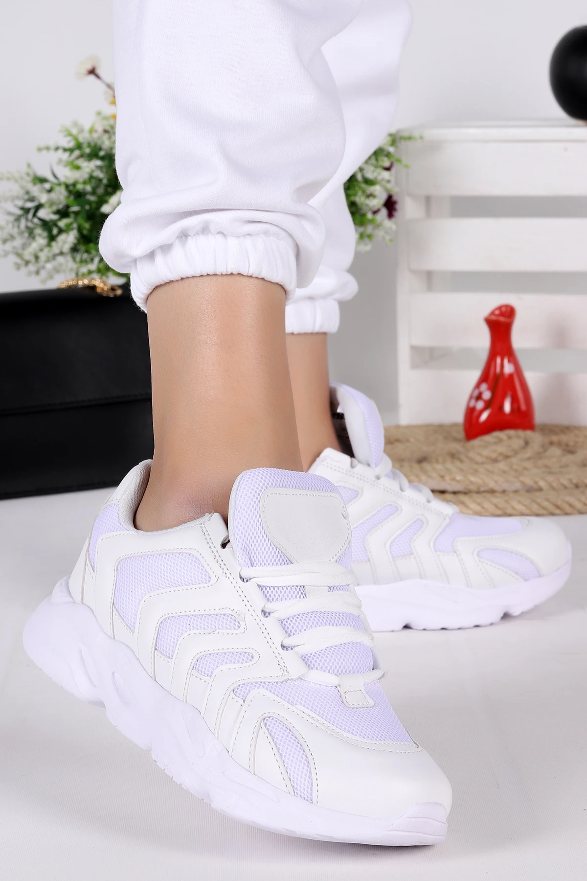 

Woggo Lgr 3206 Daily Air Mesh Lace-Up Women 'S Sports Shoes