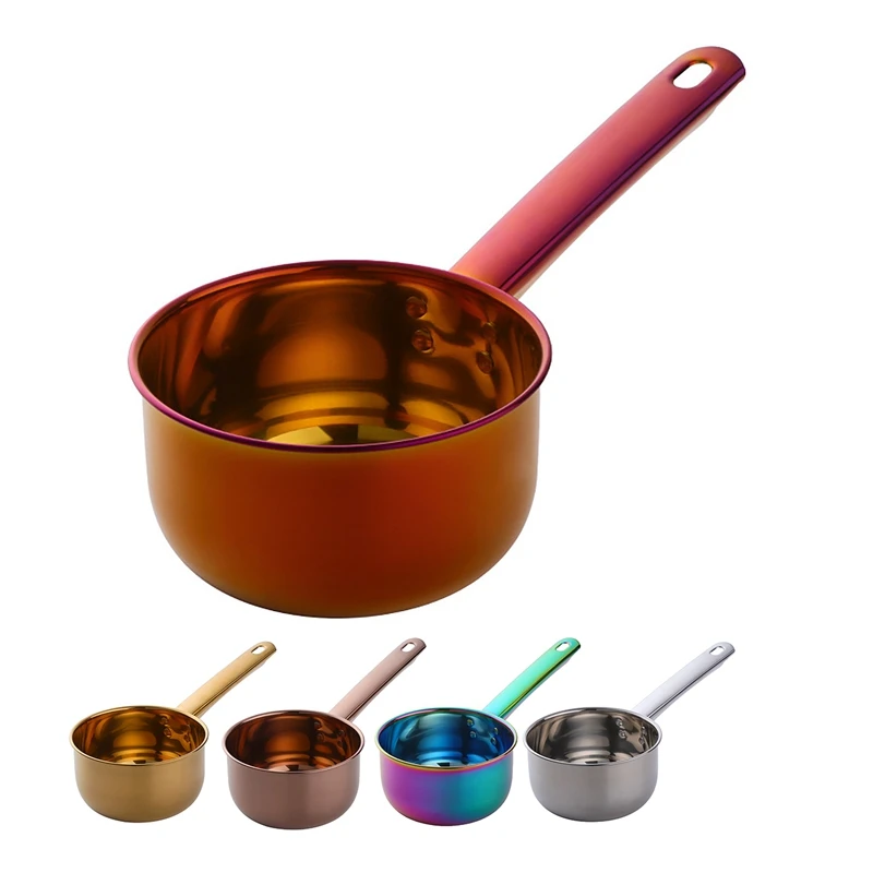 

1PCS Multi-Purpose Stainless Steel Water Scoop Long Handle Tableware Kitchenware Bathroom Fruit Kitchen Household