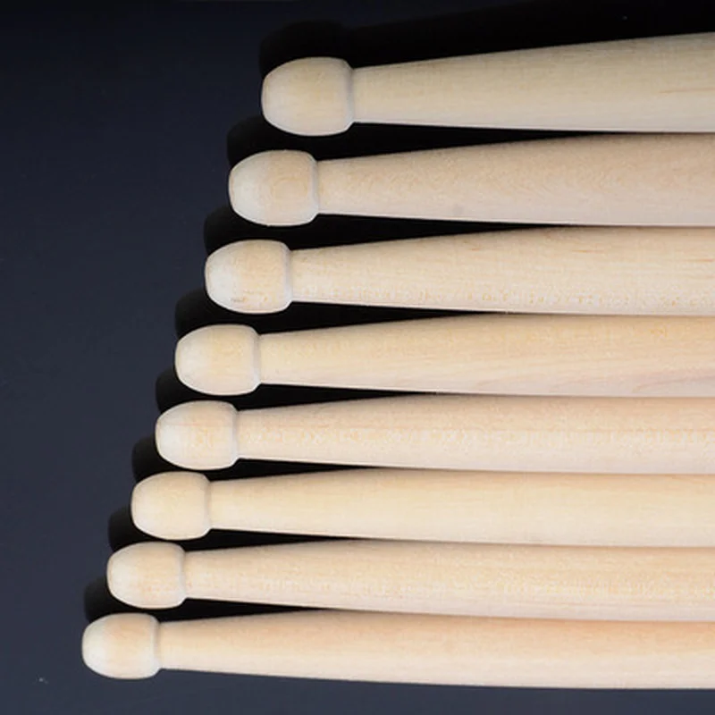 

1 Pair White 5A Drumsticks Classic Maple Drumsticks with Carry Bag Non-slip Professional Musical Instrument Percussion