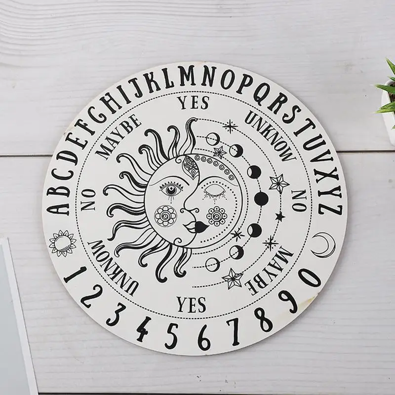 

Pendulum Board Metaphysical Message Board For Divination Board For Witchcraft Wiccan Altar Supplies Altar Tile Reiki Energy