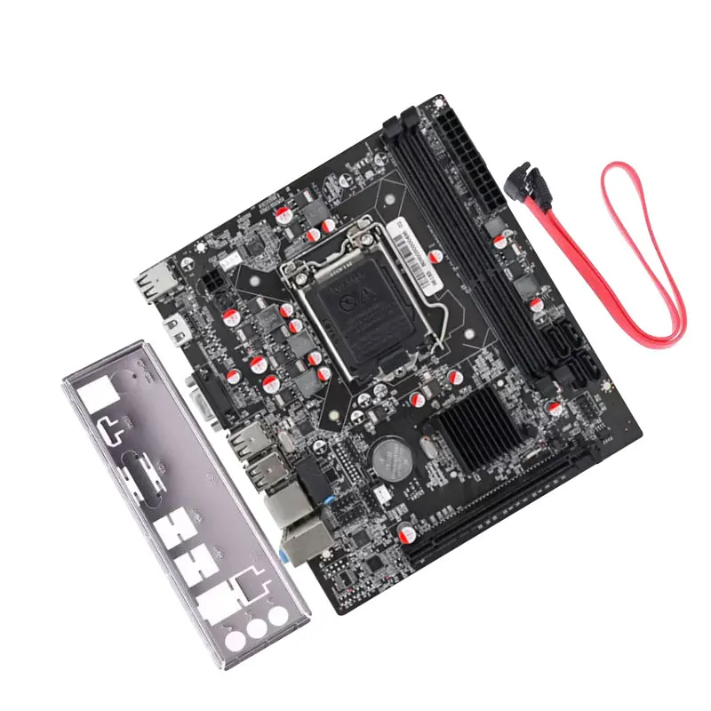 Материнская плата H61 LGA1155 с гнездом Sever десктопная материнская поддержкой ЦП + SATA