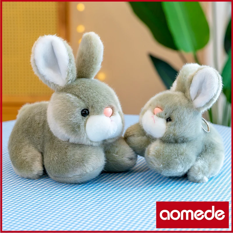 

Милый мягкий плюшевый кролик 20 см, набивные плюшевые игрушки, Подушка для сна для офиса, удобная домашняя подушка, детский Декор, рождествен...