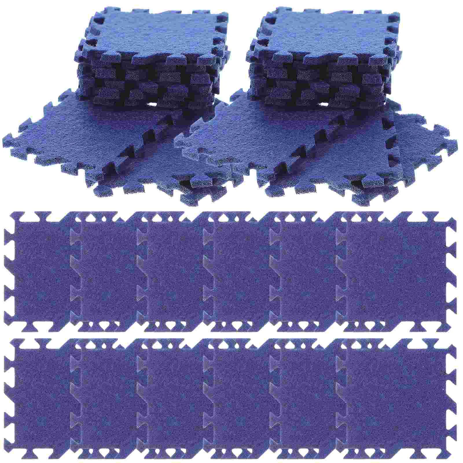 

36pcs Mini Rug Models Mini Puzzle Mats Mini House Mats Miniature Floor Mat Decors