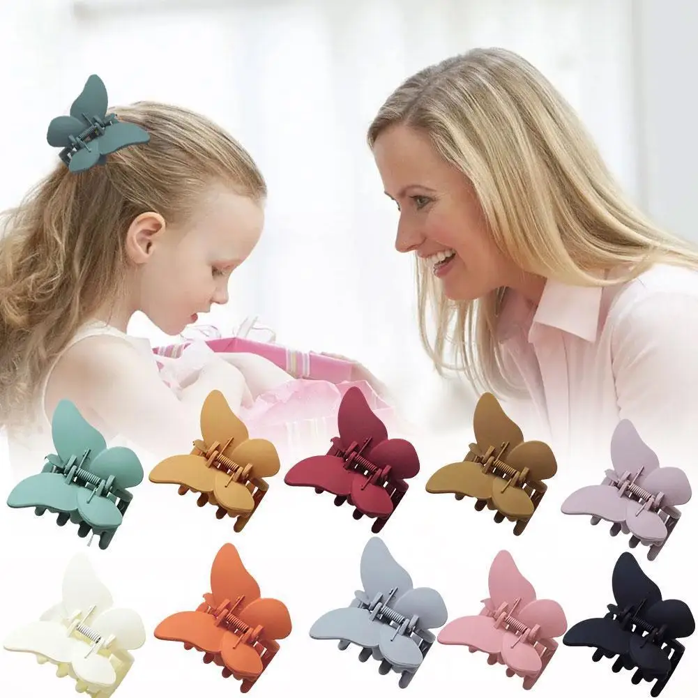 

12 Piece Butterfly Grab Clip Hair Clip For Women Latest Niche Design Grasp Folder Shark Clip Hair Accessories Female J4P7