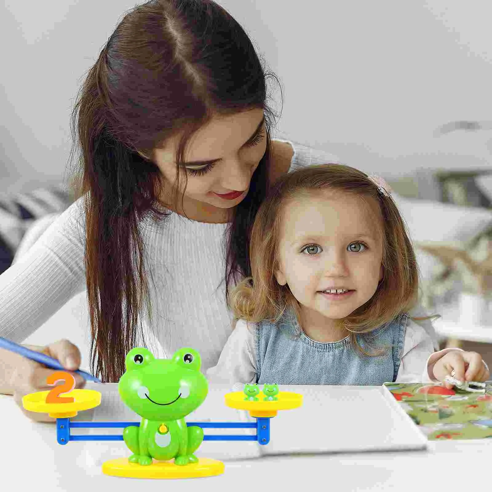 Лягушка весы детские игрушки лягушки математика дети баланс игры расчет