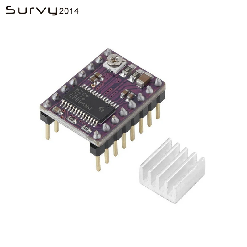 Запчасти для 3D-принтера Stepstick Drv8825 Драйвер шагового двигателя Reprap 4 PCB плата Сделай Сам Электроника