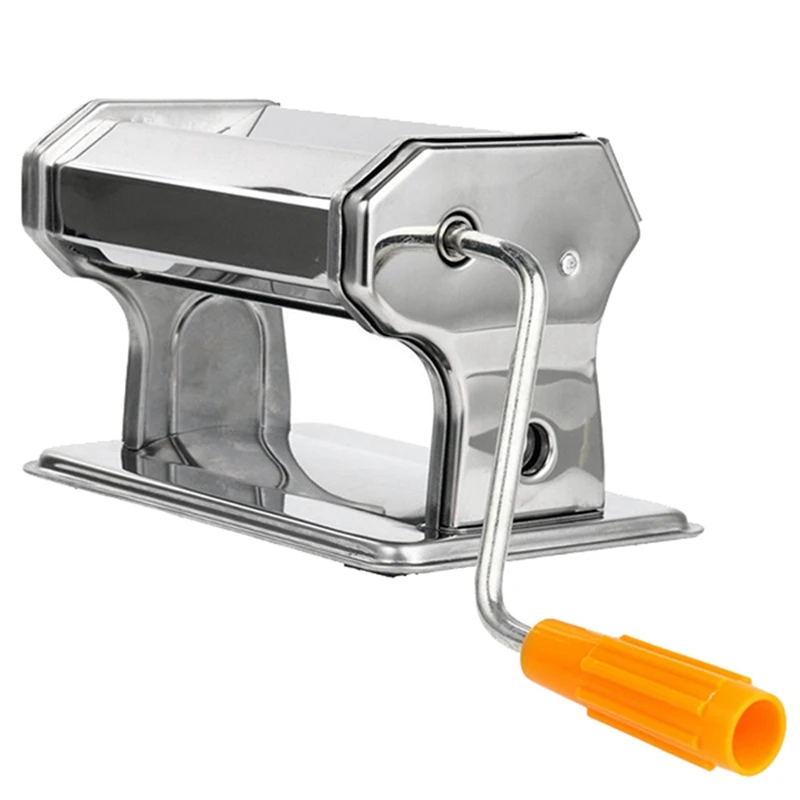 

1Set Mud Press Portable Stainless Steel Diy Process Polymer Clay Roller Silver Portable Hand Crank Press Spaghetti Ceramic Tool