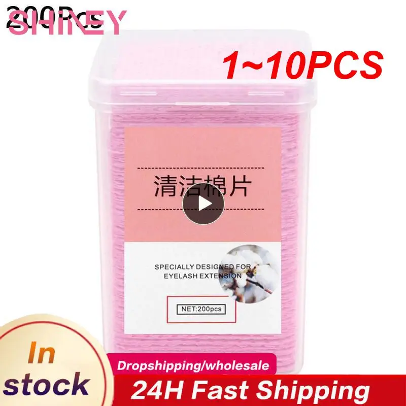 

1-10 шт., безворсовые салфетки для снятия лака для ногтей