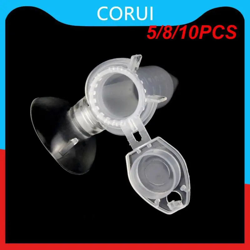 

5/8/10PCS Easy To Clean Harvest Shrimp Egg Feeder White Automatic Pet Feeder Durability Fish Tank Feeder High Strength