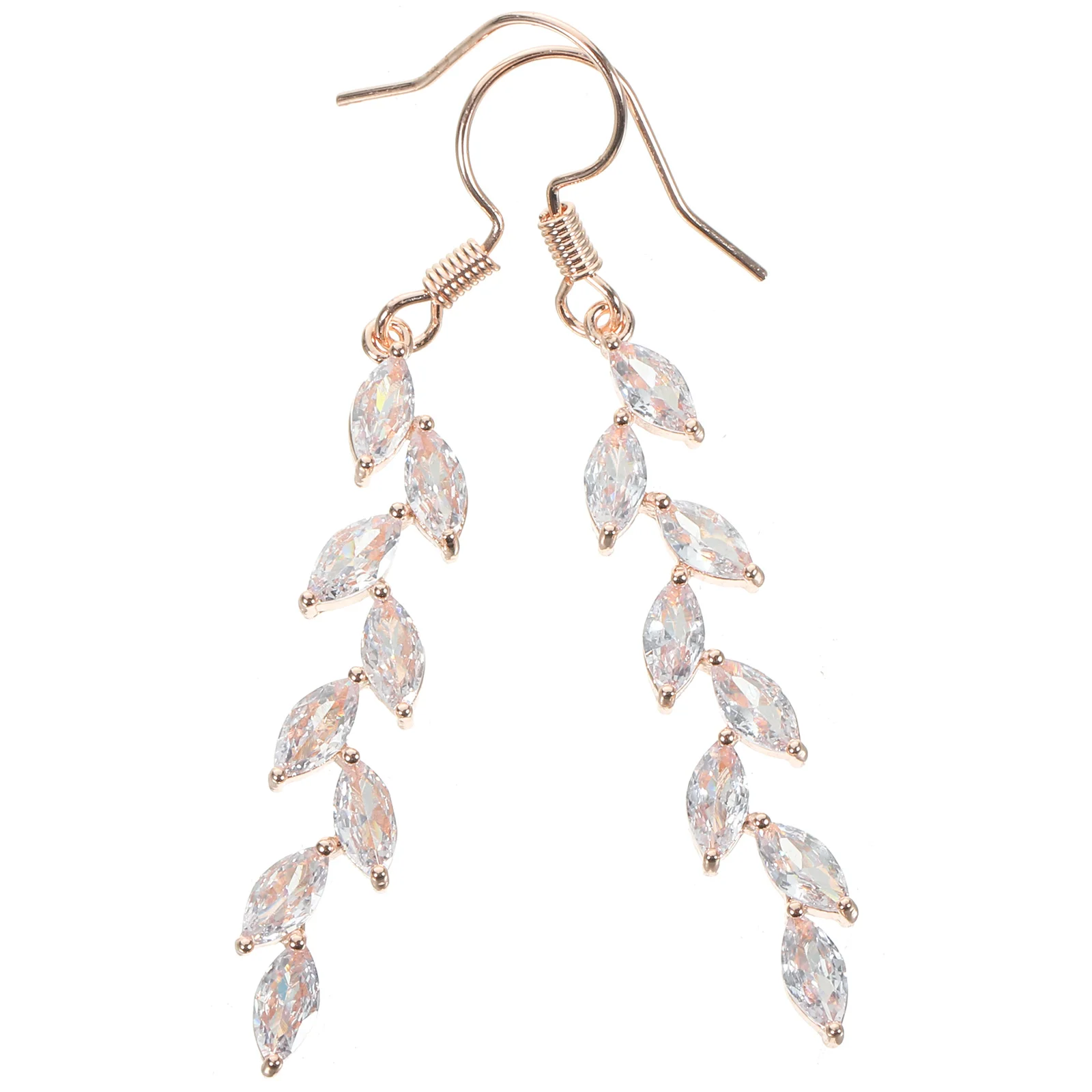 

Dangle Earrings Teen Girls Bride Fashionable Wedding Aesthetic Drop Copper Women Gift Novelty