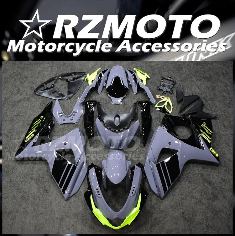 

Новый комплект обтекателей из АБС-пластика для мотоцикла, подходит для Suzuki GSX-R 1000 K9 2009 2010 2011 2012 2013 2014 2016 2015, кузов серого цвета