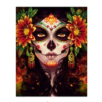 flowers witch patch on clothes girls skull iron on transfers for clothing thermoadhesive patches stickers diy t shirts appliques