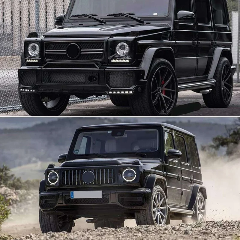 4X глянцевые черные передние указатели поворота для Mercedes Benz W463 G-Class G500 G550 G55 G63 G65