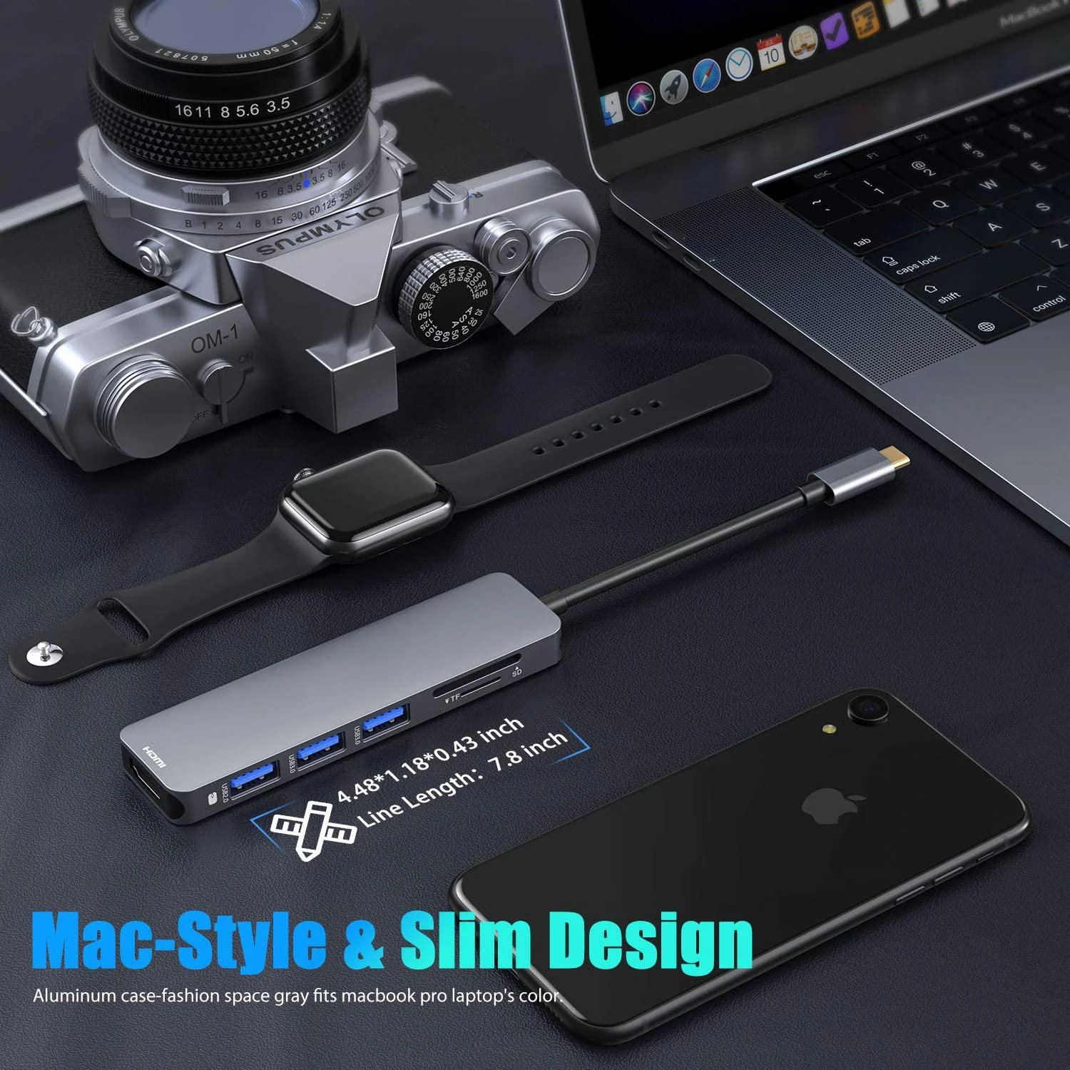 Док-станция USB Type-C для MacBook Pro Air 2020-2017 |