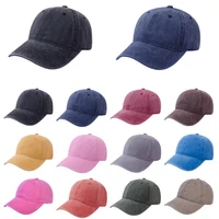 summer cap women men washed cotton baseball cap unisex casual adjustable caps outdoor trucker snapback hats