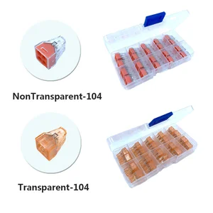 Соединитель 733-104 20 шт./корт. Вставной тип провода быстрое подключение Клеммная колодка осветительные аксессуары Китай Бесплатная доставка