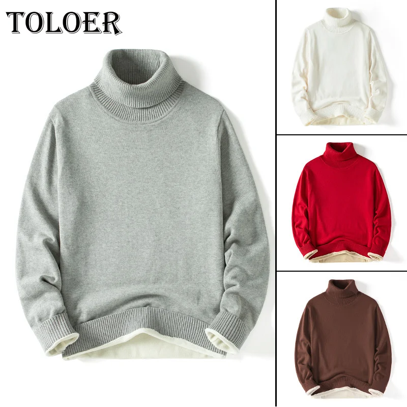 

Hip Hop Turtleneck Knitwear Mens Sweaters 2022 Harajuku Fashion Solid Color Male Loose Tops Casual Streetwear Pullover Sweater