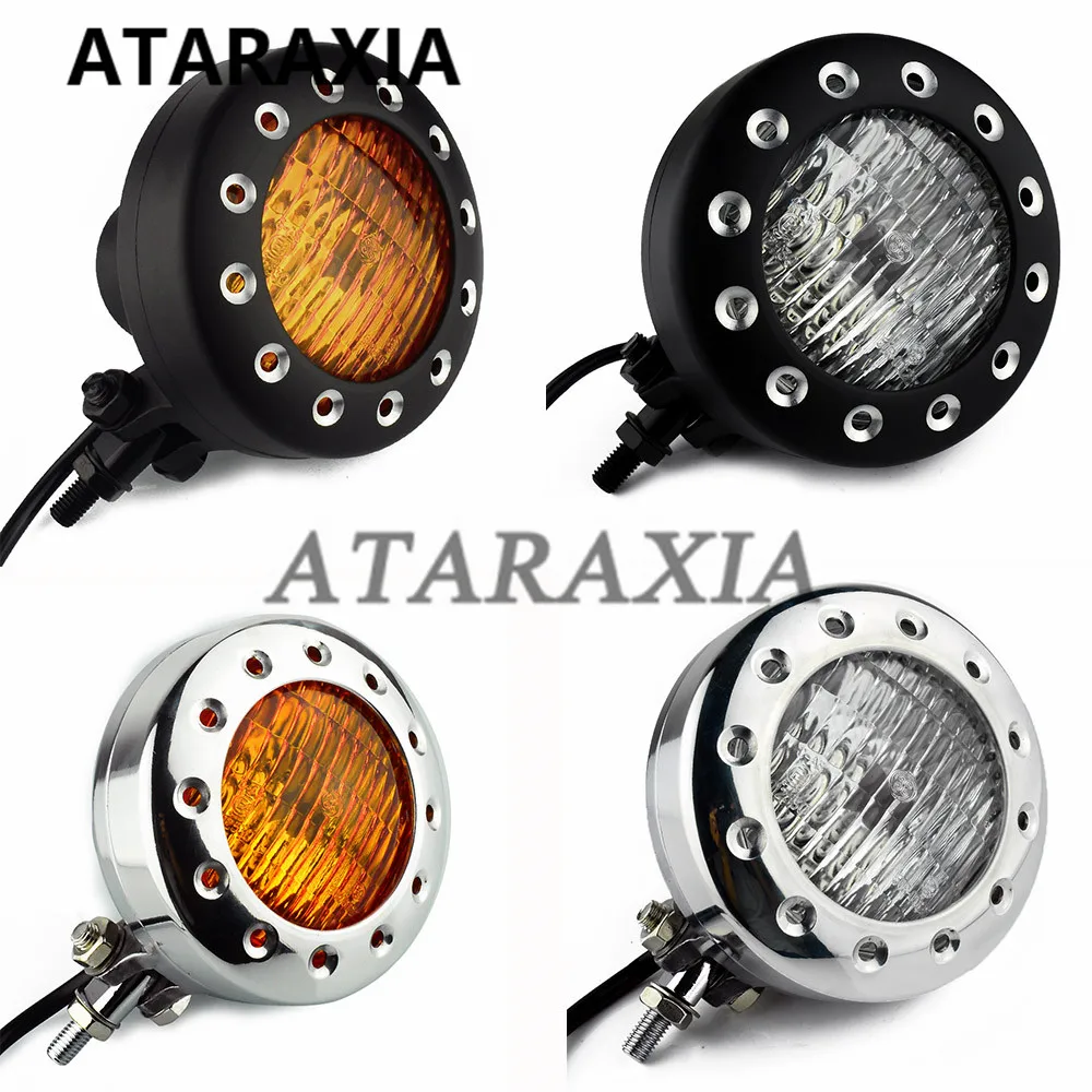 Мотоциклетный Универсальный Старый Школьный винтажный налобный фонарь для Harley